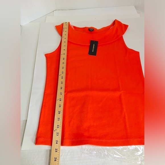 Rafaella Boatneck Knit Top Panama Orange Women’s Size Medium NWT - Picture 9 of 9